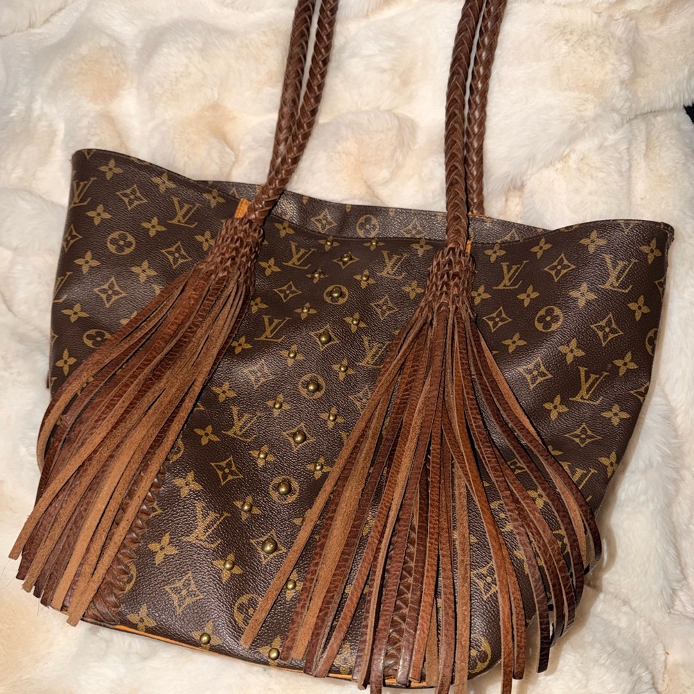 Louis Vuitton Brown Monogram Fringe Neverfull